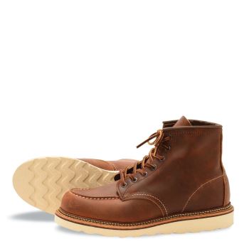 Red Wing Classic Moc 6-Inch Boot in Copper Rough & Tough Leather Laarzen Heren DonkerBruin - 1907